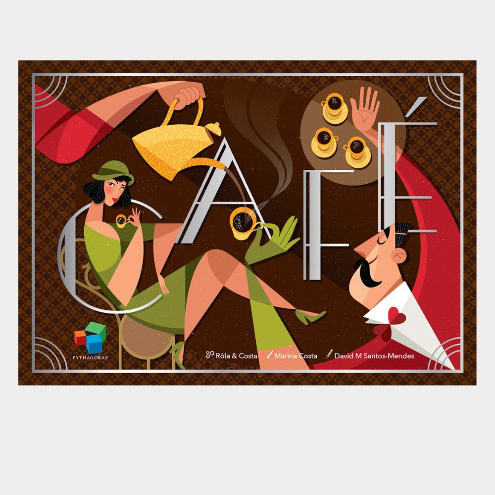Jogo de Tabuleiro Café - PYTHAGORAS