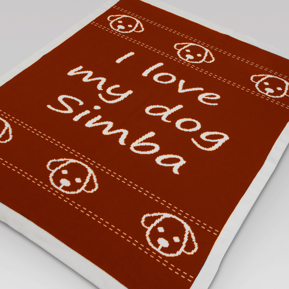 Manta Personalizada Cão