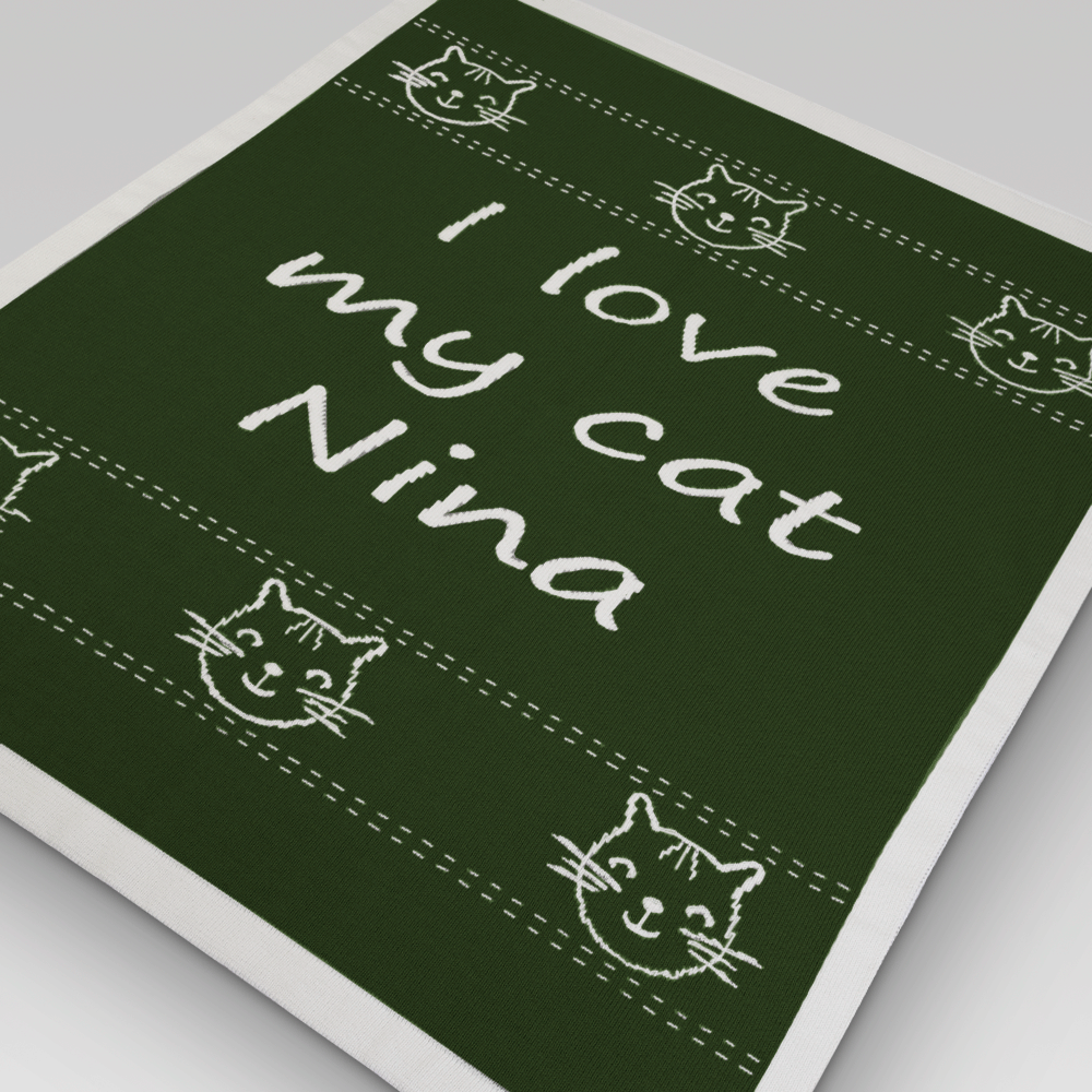 Manta Personalizada Gato